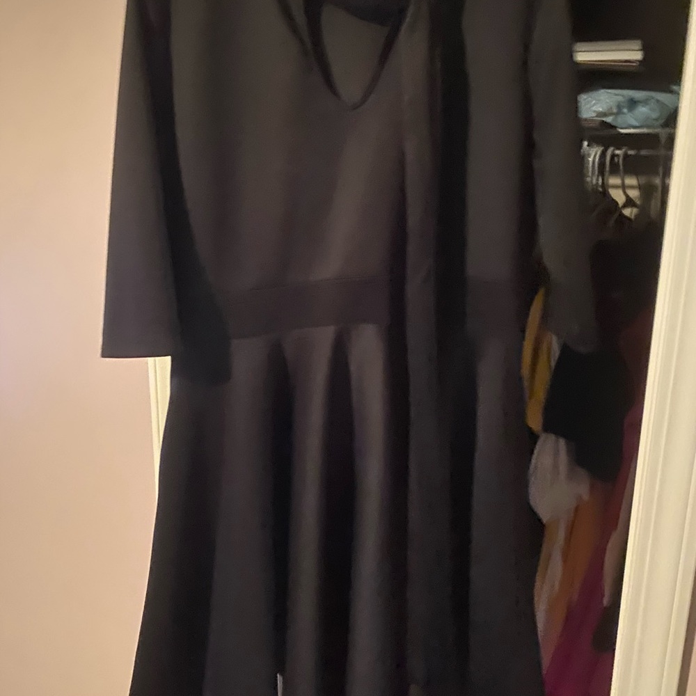 Black Neck Tie dress